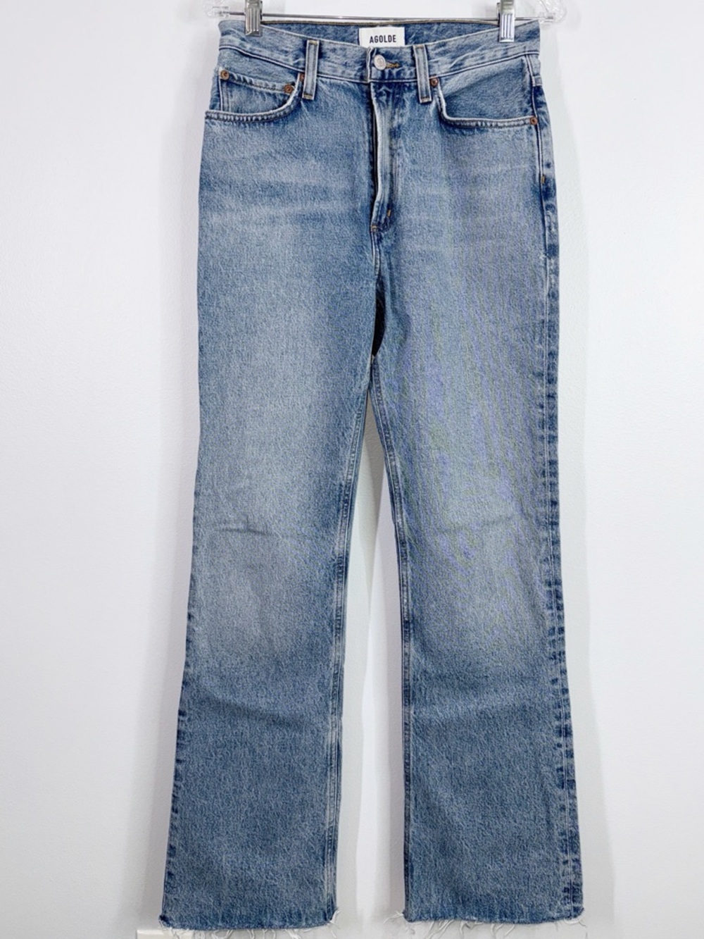 Agolde high waisted Leena baby flare boot cut jeans size 26 - Picture 3 of 10